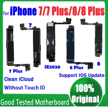 Nemokamas Pristatymas Ne Touch ID Mainboard iPhone 6 Plius 6S Plius 7 + 8 Plius SE2020 Plokštė Išbandyti Logika Valdybos Claen 