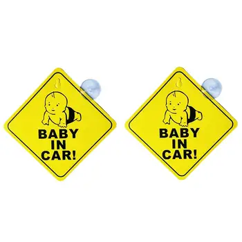 Neperpučiamas Automobilių Kūdikių Emblema Neperpučiamas Kūdikių Įspėjamieji Lipdukai Lengvai Įdiegti Likutis-nemokama Perkraustymo Automobilių Eco-friendly Pp