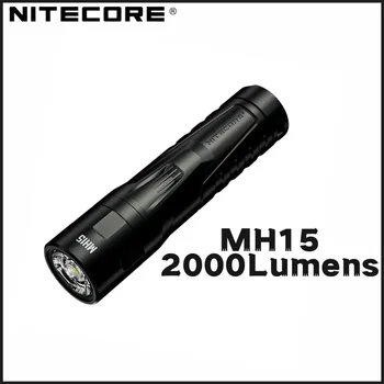 NITECORE MH15 EDC Flashlightt 2000Lumens USB-C Įkrovimo Built-in 5000mAh akumuliatoriaus Galia Bankas