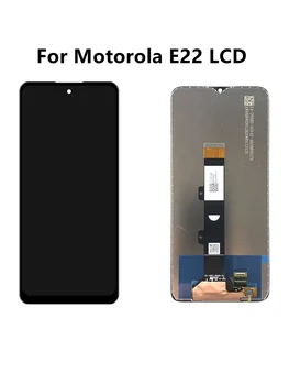 Originalus 100% testas Motorola Moto E22 E22i LCD Ekranas Jutiklinis Ekranas skaitmeninis keitiklis Asamblėjos Moto e22 e22i LCD Remontas, Dalys