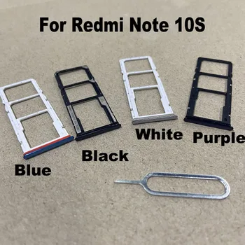 Originalus Naujas Xiaomi Redmi Pastaba 10S Sim Kortelės Dėklas Lizdo Laikiklį Lizdo Adapteris Jungties Remontas Dalių Pakeitimas