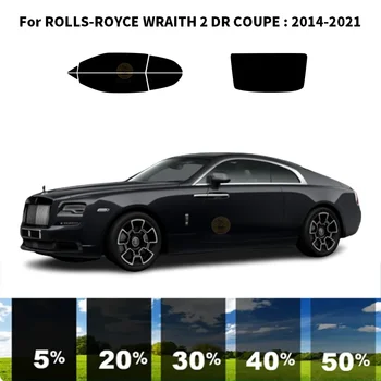 Pjaustytuose nanoceramics automobilių UV Lango Atspalvis, Rinkinys, Automobilių Langų Plėvelės ROLLS-ROYCE WRAITH 2 DR COUPE 2014-2021