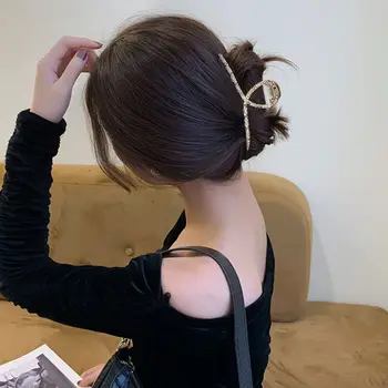Plaukų Letena Metalo Plaukų Įrašą Kryžiaus Prancūzijos Korėjos Stiliaus Patraukti Įrašą Pearl Plaukų Įrašą Moterų Plaukų Aksesuarų, Cirkonio Plaukų Letena