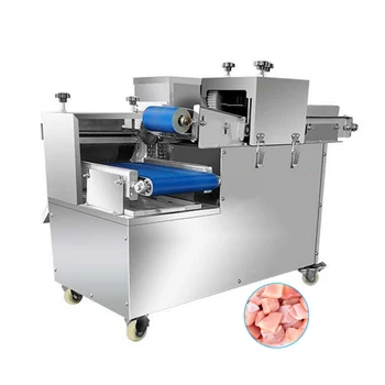 Prekybos Šviežia Mėsa Dicer Su Nuimama Mėsa Chopper, Elektros Mėsos Cutter Mėsos Slicer Kapoti 300-500kg / h