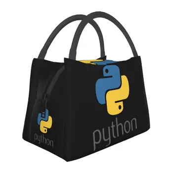 Python programuotojas Simbolis Šiluminė Izoliacija Pietūs Maišą, Programavimas, Programuotojas Nešiojamų Pietūs Konteinerių Office Lauko Valgio Maisto Dėžutę