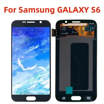 Samsung GALAXY S6 LCD Ekranas Jutiklinis Ekranas skaitmeninis keitiklis Surinkimo Samsung S6 LCD