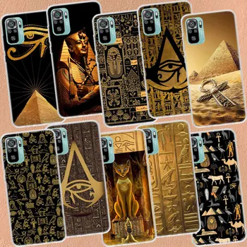 Senovės Egiptas Egipto Dievo Horo Kemetic Heru Telefoną Atveju Xiaomi Poco X3 NFC X4 GT M3 M4 M5 M5S X5 Pro 5G F3 F2 F1 Mi 10 Pastaba