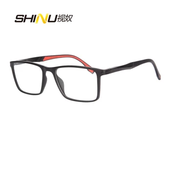 SHINU Vyrų Multifocal Progresiniai Akiniai Skaitymui smart tr90 akinius toli ir arti, palaipsniui presbyopic akinius vyrams