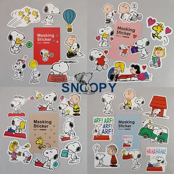 Snoopy Dideli Lipdukai Animacinių Filmų Animacija Aplink Bagažo Mobilųjį Telefoną Lipdukai Mados Kūrybos Vadovas Medžiaga Vadovas Lipdukai