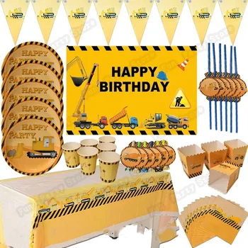 Statybos Vienkartiniai indai, kukurūzų Spragėsių Dėžutės popieriaus taurės popieriaus plokštė balionų šalis dekoro prekes
