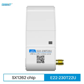 SX1262 230.125 MHz Lora Belaidžio RD ryšio Modulis E22-230T22U su Antena USB Mažesnės Galios 22dBm Ilgas Atstumas 5Km vietinio eismo per sieną RSSI CDSENT