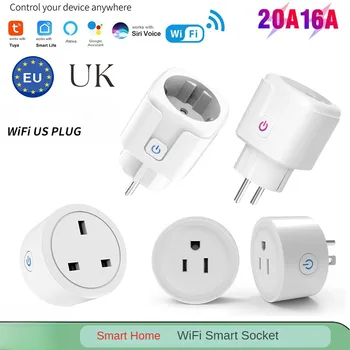 Tuya Zigbee Lizdas Smart Wifi UK Plug Supranta Visą namą Žvalgybos Pagal Zigbee Hub Vartai Kontrolės 