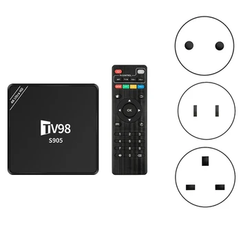 TV98 TV Box 1G+8G Set Top Box S9054K Android 12 Smart TV Box Lengva Naudoti ES Plug