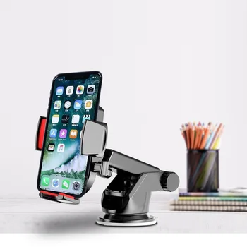 Universal Automobilis kalno telefono Turėtojas Silikono siurbtukas Teleskopinis polių iPhone Samsung 