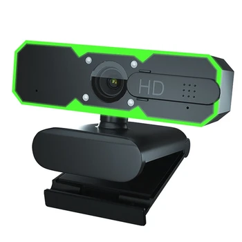 Užpildykite Šviesa Webcam Žaidimų Kamera, USB Kamera 60Fps Kompiuteryje 1080P Daugiafunkcį Kameros