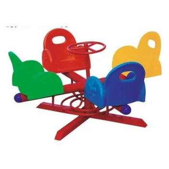 Vaikiškos plastikinės kėdės sukasi, vaikų darželis dideli žaislai, lauko ir vidaus bendrijos animacinių filmų sukasi įranga