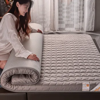 Visos medvilnės, sojos pluošto čiužinys pagalvėlės, namų sustorėjimas nuoma specialios tatamio studentų bendrabutyje viengulė lova plokštė