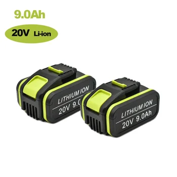 Worx – batterie Li-Ion Max 20V 9000mAh remplacement, WA3551 WA3551.1 WA3553 WA3641 WX373 WX390