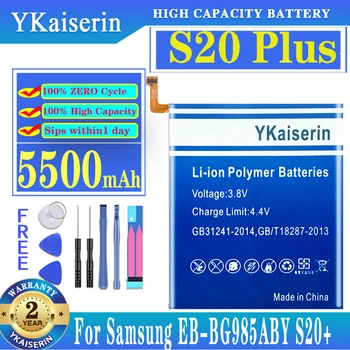 YKaiserin EB-BG985ABY 5500mAh Bateriją, Skirtą Samsung Galaxy S20 Plius S20+ S20Plus Didelės Talpos Baterija +Stebėti Kodas