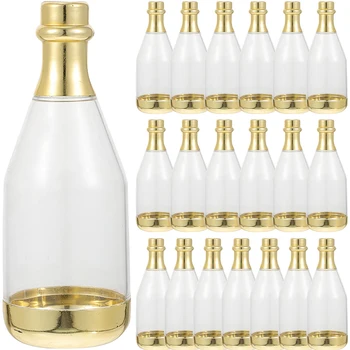 Šampano Dėžės Saldainių, Butelį Lauke Vestuves Buteliai Džiaugtis Mini Naudai Dovaną Gydyti Dušo Konteinerių Nuotakos Plastikiniai Indeliai