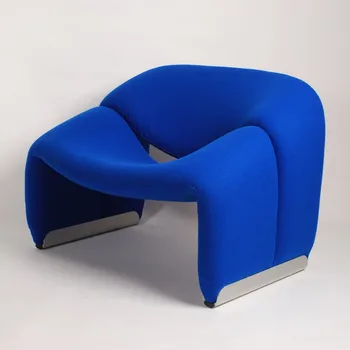 Šiaurės dizaineris stiklo pluošto M spindulio streamer kėdė modelis kambarys priėmimo derybų ažūrinės figūrinių dailės viena sofa-lova