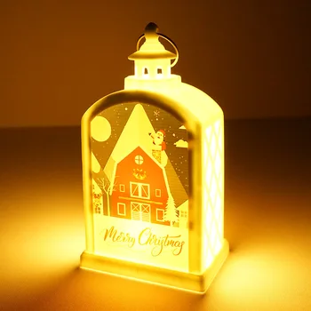 Šilumos Perdavimo Spausdinimo Kalėdinė Dekoracija LED Žibintų Sublimacijos LED Dekoracija Nakties Šviesa 