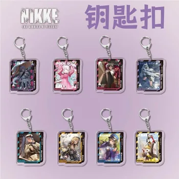 Žaidimas Pergalės Deivės Nikke Anime Keychain Mielas Cosplay Akrilo Pav Key Chain Bag Pakabukas Pasirašyti Ornamentu Gerbėjų Dovana, Papuošalai