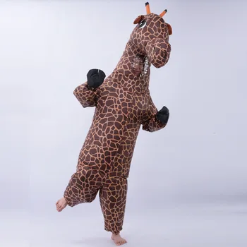 Žirafa Cosplay Pripučiami Šalis Žaidimas Kostiumai, Drabužiai Reklamos Karnavalas Helovinas, Kalėdos, Velykos Suaugusiųjų